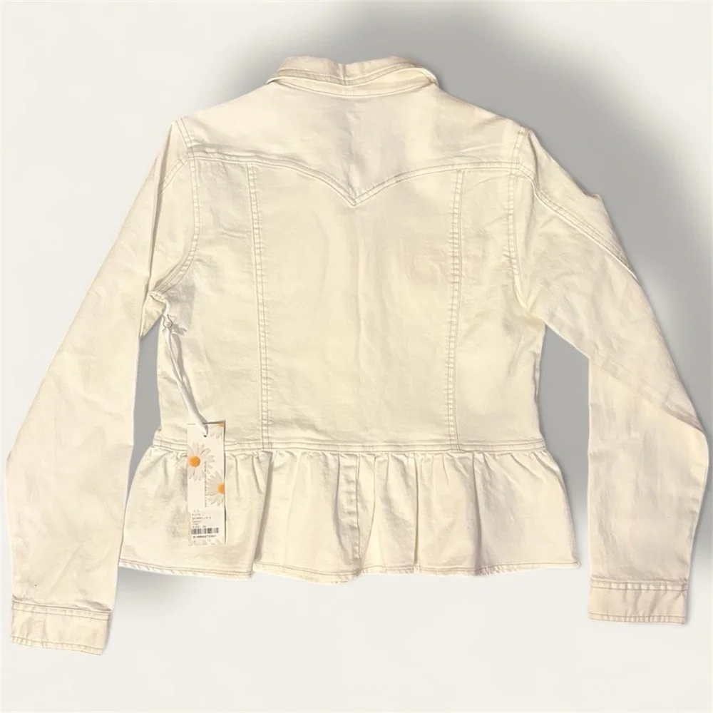 🚨3 for $15 Given Kale Boutique Women's Jacket Cream Butter Soft Size XS NWT - Picture 3 of 6